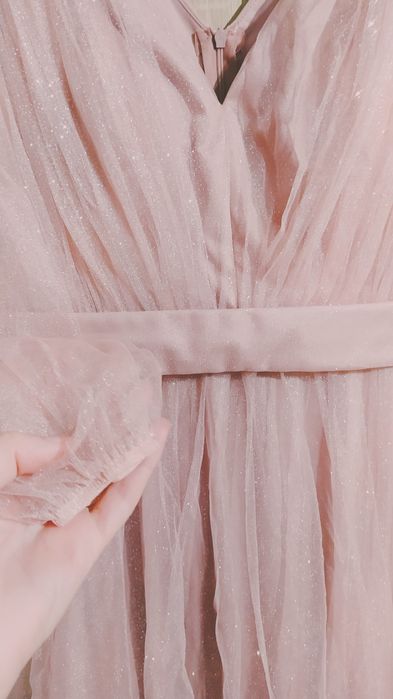 Rochie din tull cu sclipici