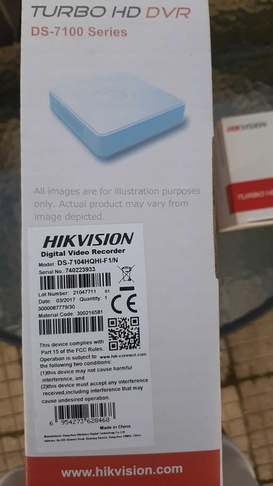 Hikvision turbo hd dvr + 4бр. 2mp.Hd камери