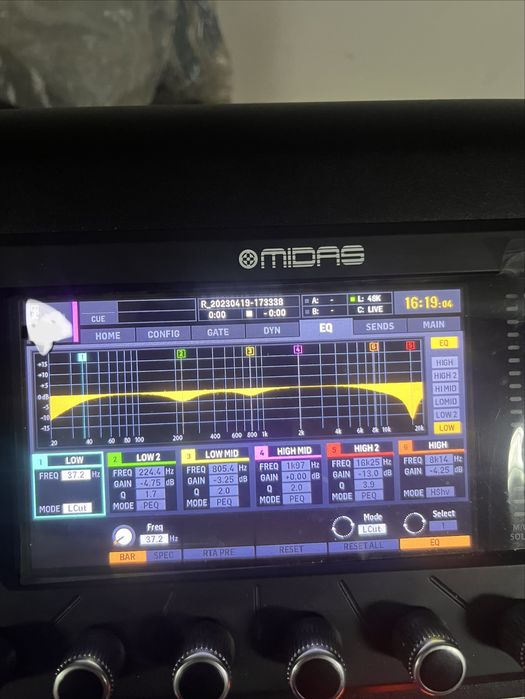 Midas m32r  scene xa / kv2