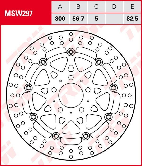 Disc frână TRW MSW297 Bmw