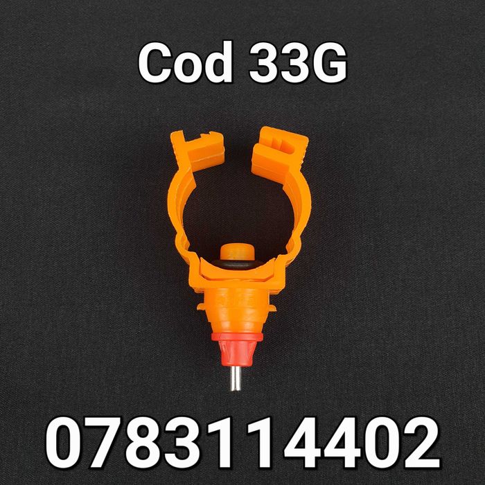 Niplu-Adapatori gaini pui curci fazani pt teava/conducta de 25mm - 33G