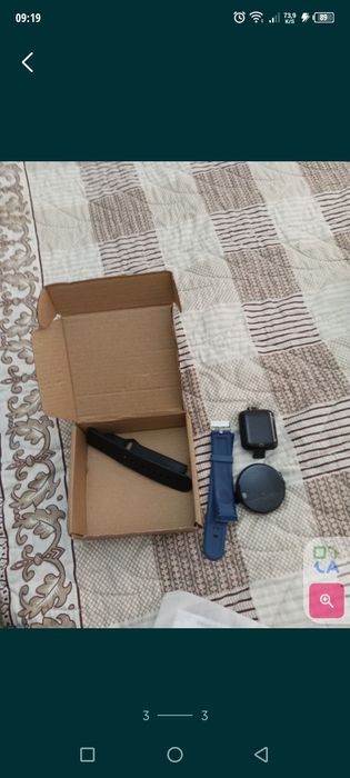 Смарт часы черный 2 шт