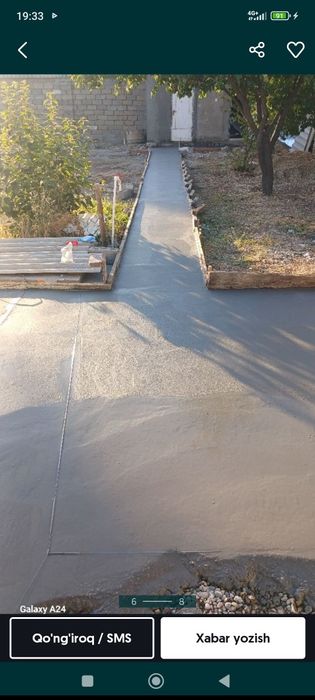 Styashka bardyor transha padval ishlari mavjud