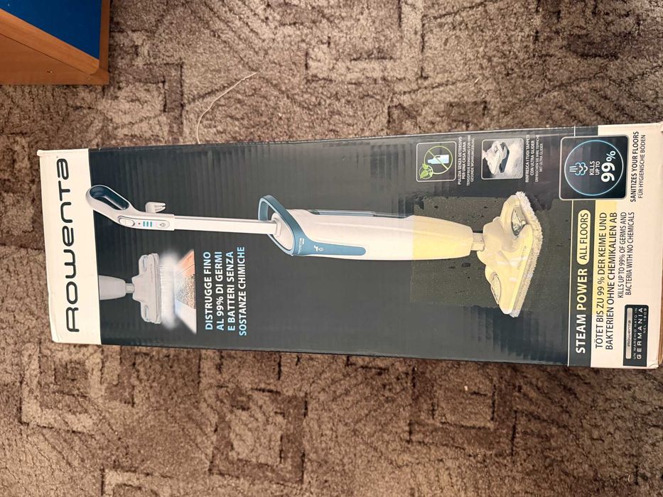 Mop cu Abur Rowenta Steam Power (RY6597WH) – Igienizare naturală