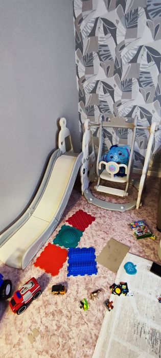 Горка детская+качели