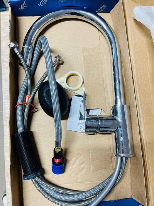 Robinet de bucătărie GROHE StartLoop 30556000, rotire la 360°, crom