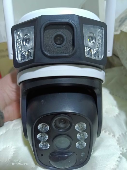 Безжична соларна двойна камера с 10* зуум и сим 4G