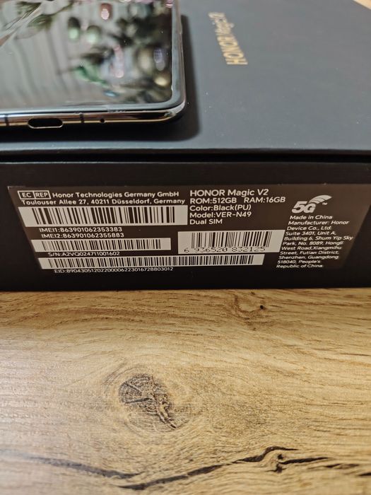 HONOR Magic V2 Black 16 GB 512 GB