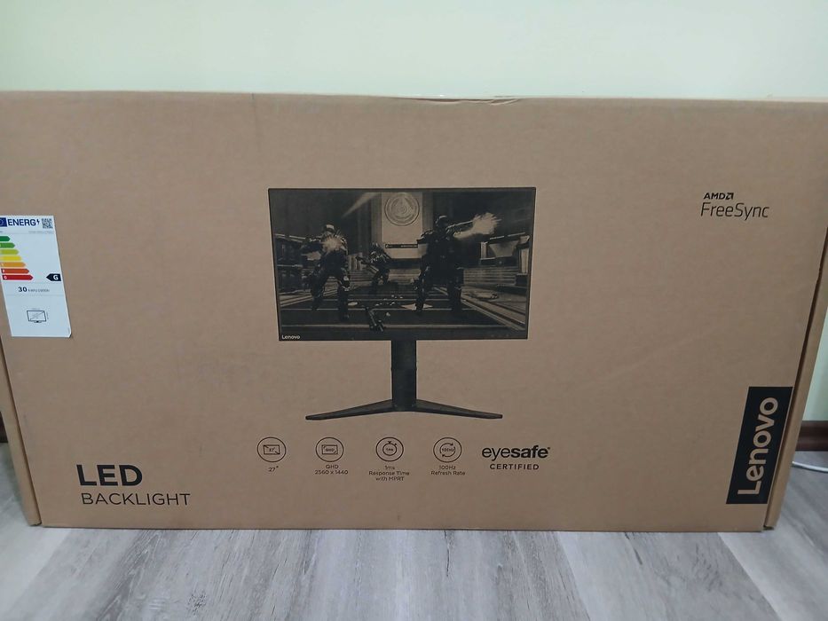 [Garantie] Monitor Gaming LED IPS Lenovo G27qe-20, 27", QHD, 100 Hz