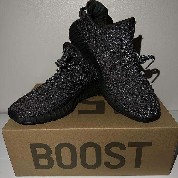 Yeezy Boost 350 Black Static - Reflectorizant