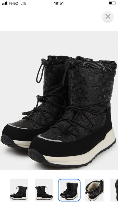 Зимние сапоги дутики. Шерсть.