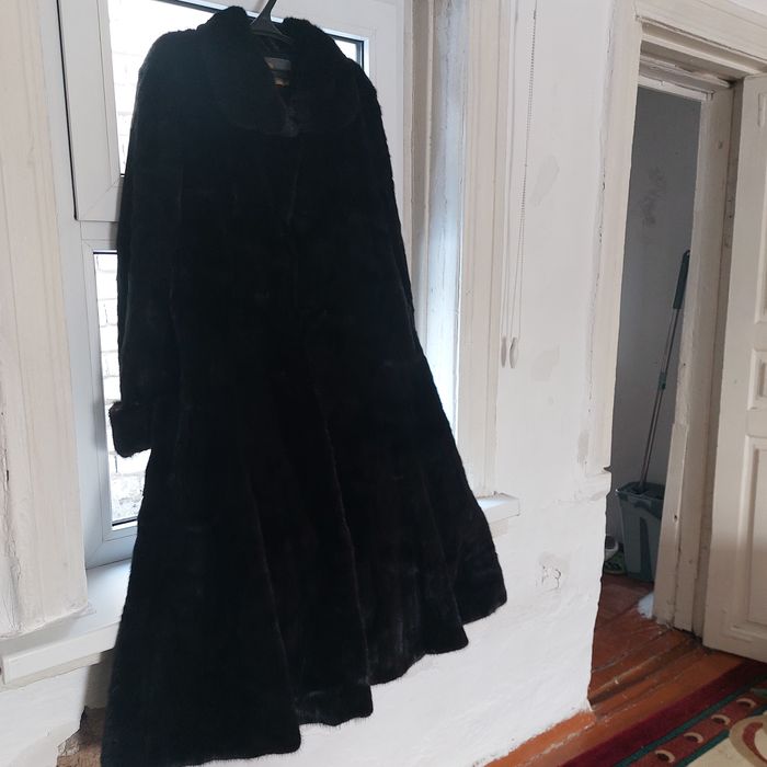 шуба норка длинная