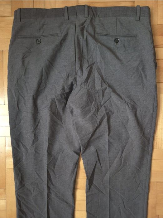 Pantaloni eleganți H&M Regular Fit, Gri, Bărbați - 54 (38R)