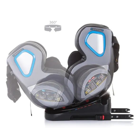 CHIPOLINO Стол за кола 0-36 кг. EVOLUTE ISOFIX 360° КАРБОН