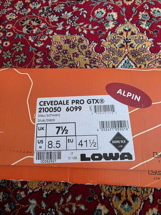 Мъжки ботуши Lowa Cevedale Pro Gore-Tex - размер 41,5 / 26,8 см
