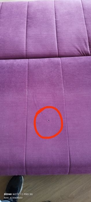 Разтегателен Диван Розов със 4-тири възглавници