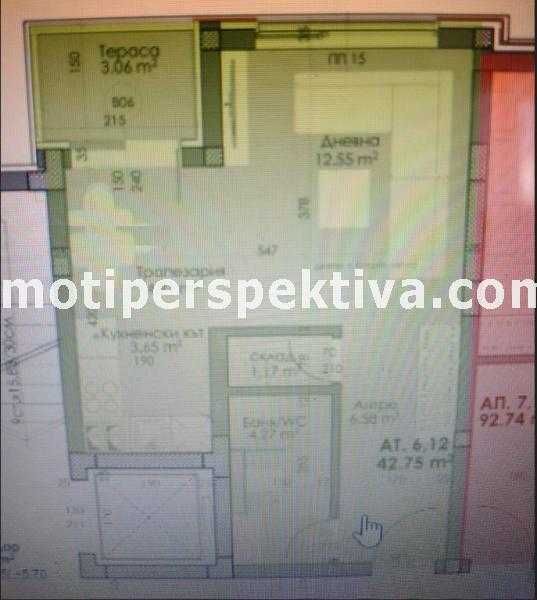 Продава се Едностаен апартамент в Пловдив, Христо Смирненски - 48 кв.м за 1490 €/кв.м - Снимка #8