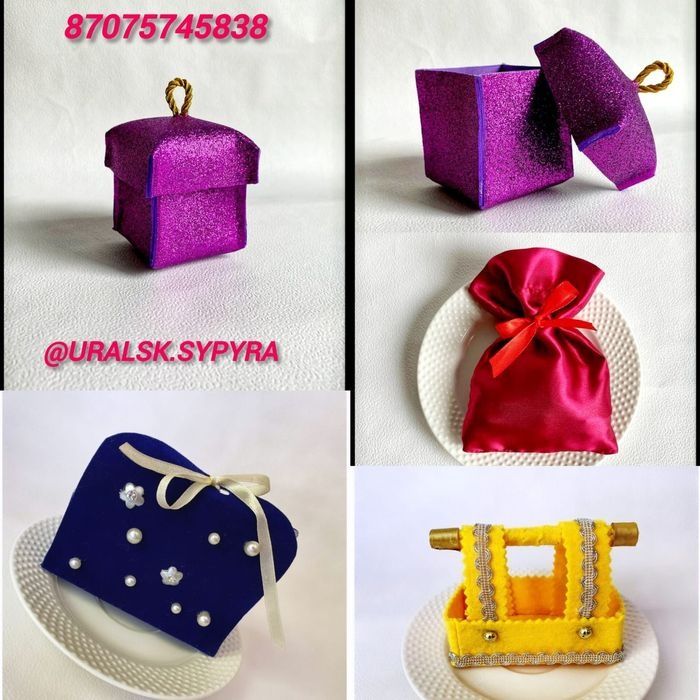 Коржын-сумка. Бонбоньерки разные