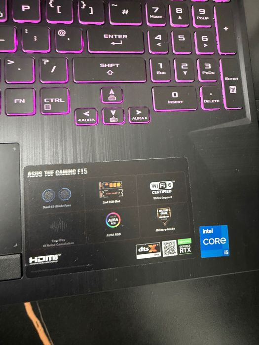Asus Tuf ( laptop performant gaming )