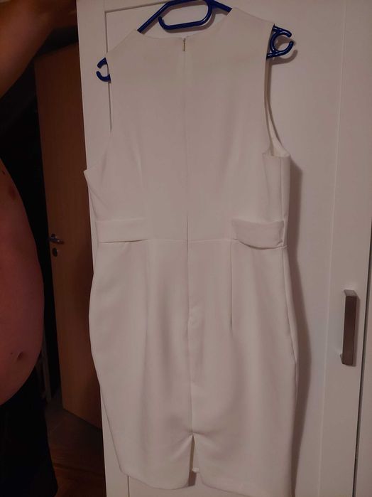 Rochie alba pentru eveniment mărimea 42/44