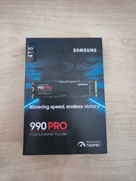 Нов SAMSUNG 990 PRO 4TB SSD M.2 PCIe/NVMe 2280
