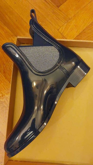 Cizme Chelsea de ploaie cauciuc NOI 38 39, F. FRUMOASE, Gioseppo