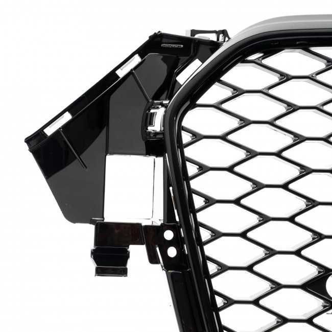 Grila fara emblema Audi A4 S4 B8 RS Style negru lucios (12-15) PDC NOU