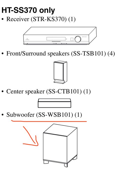 Sony SS-WSB101 subwoofer passive. Сабвуфер пассивный