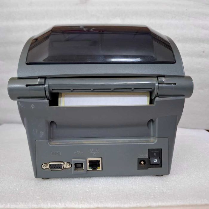 Imprimanta de etichete Zebra GX430T, 300DPI, LAN, Serial, USB, 104 mm
