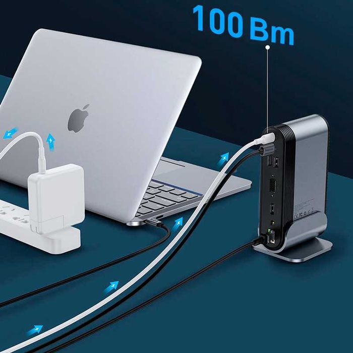 Продам док станцию BASEUS 16 в 1, почти новая