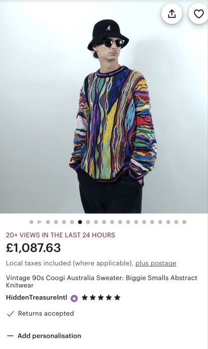 Мъжки пуловер COOGI Australia Vintage  80/90s. Размер XL