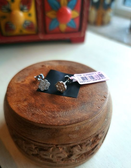 Cercei de argint cu diamante - cadoul ideal