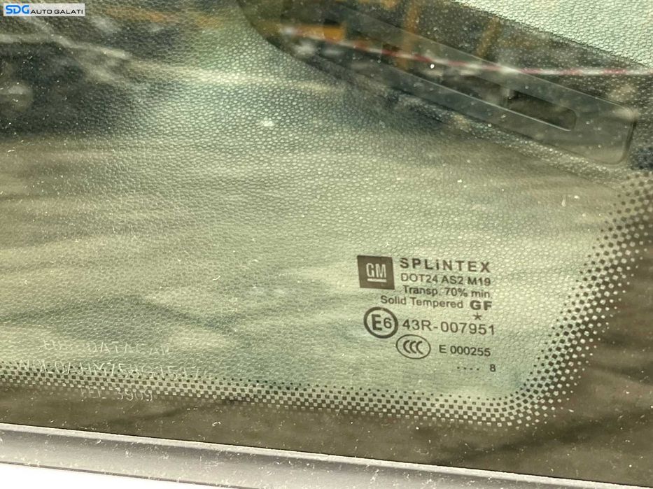 Geam Sticla Fix de pe Aripa Caroserie Stanga Fata Opel Zafira B 2005 - 2011