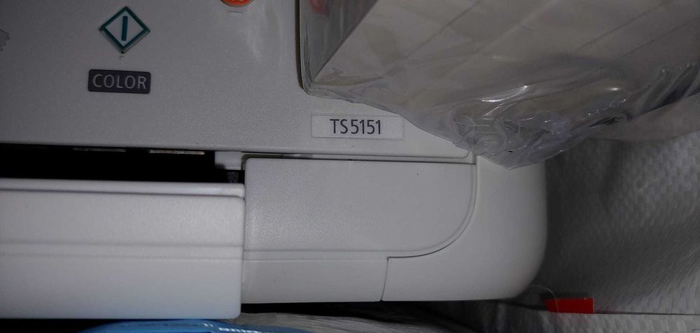 Multifunctional inkjet color Canon PIXMA TS5151, Duplex, Wireless, A4, Alb Imprimanda cu Scanner