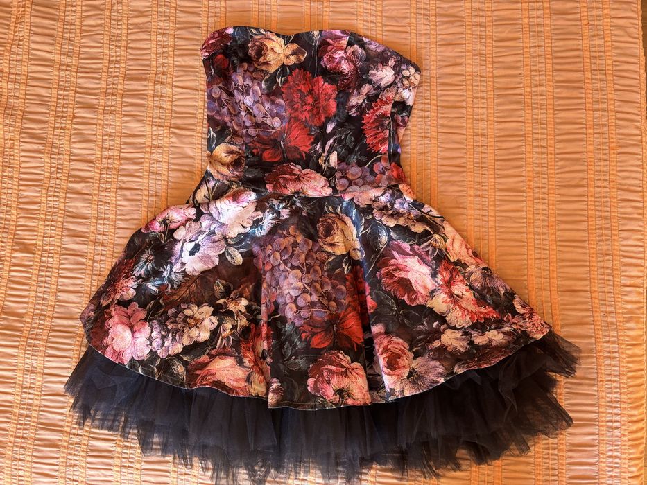 Официална рокля с цветя Junona размер S