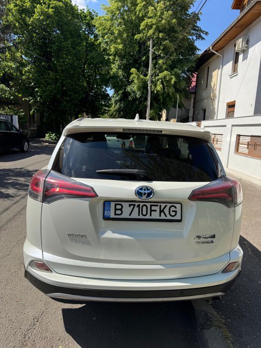 Toyota RAV4 Hybrid 2.5 (2018) | Alb Perlat | Piele