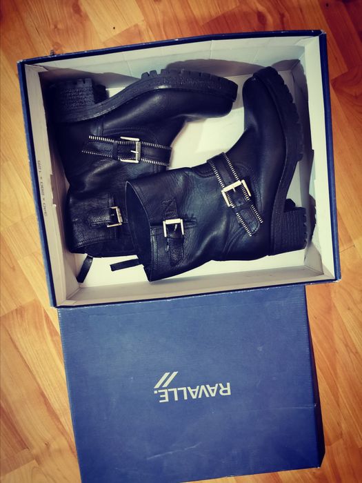 Ghete /botine Ravalle piele, mărime 37