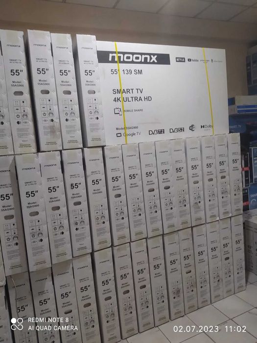 Телевизор MOONX SmartTv 55/50/43/32 + с Бонусом Рассрочка Есть