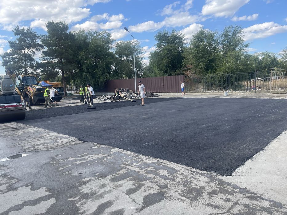 Асфальтирование территории!