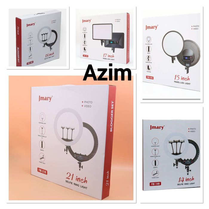 Lampa Jmary 21R Lampa shtativ bilan.Кольцевая лампа с штативом