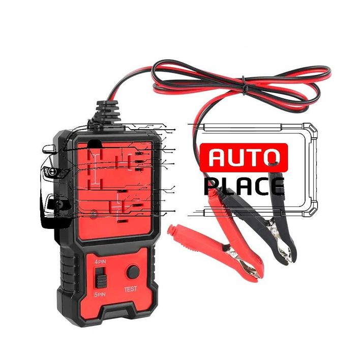 Тестер за автомобилни релета 12V