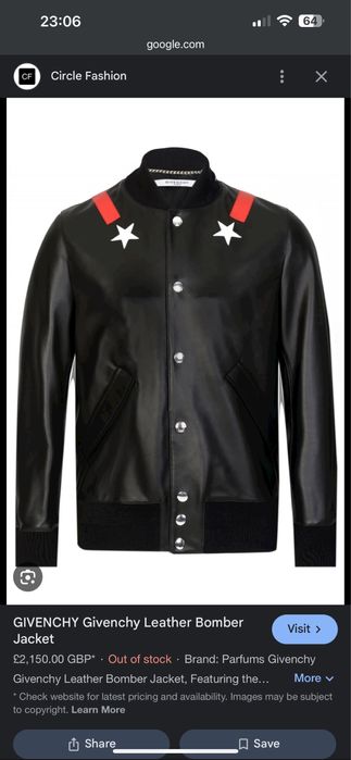 Geaca piele Givenchy