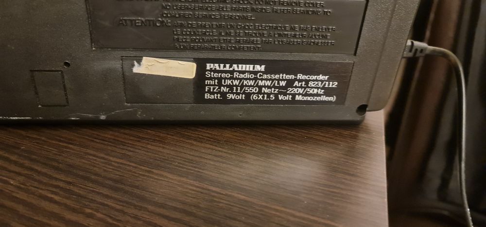 Radio casetofon Palladium 823