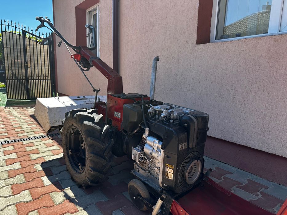 Motocultor ROTECO 18cc, pornire la cheie