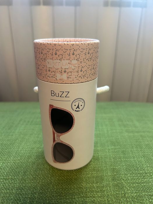 Ochelari de soare fata, KI ET LA, 4-6 ani, polarizati, roz cu sclipici