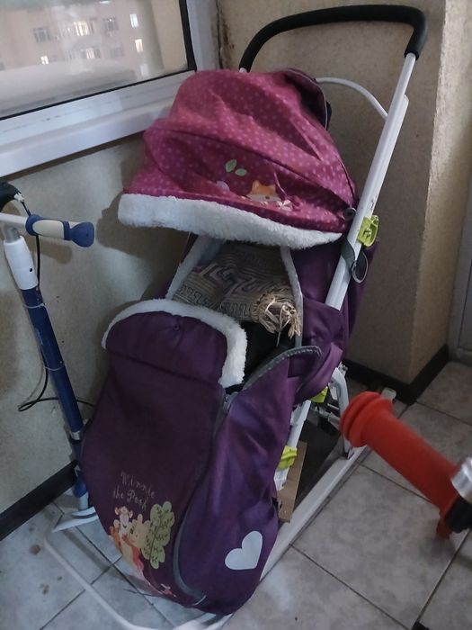 Зимняя коляска в отличном состоянии