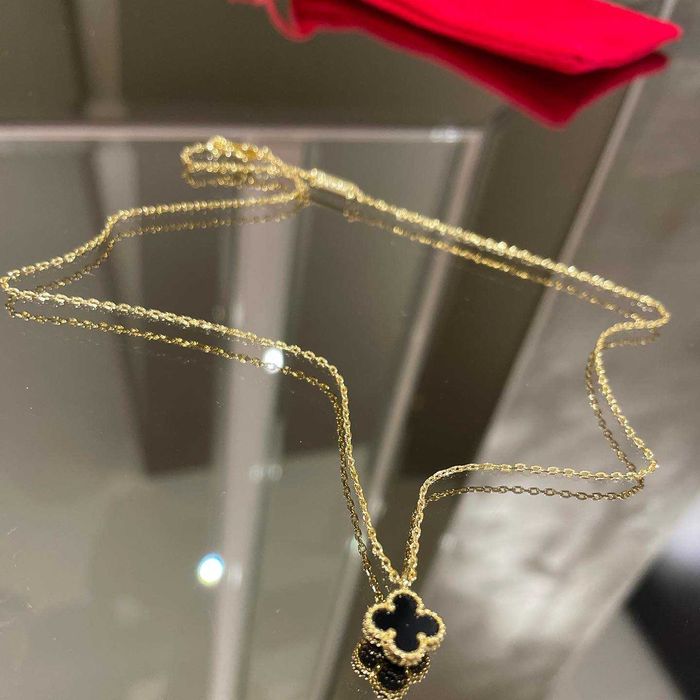 Van Cleef & Arpels VCA Black Sweet Alhambra Clover Дамско Колие