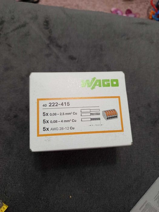 wago cu 5 poli pentru conectari profi