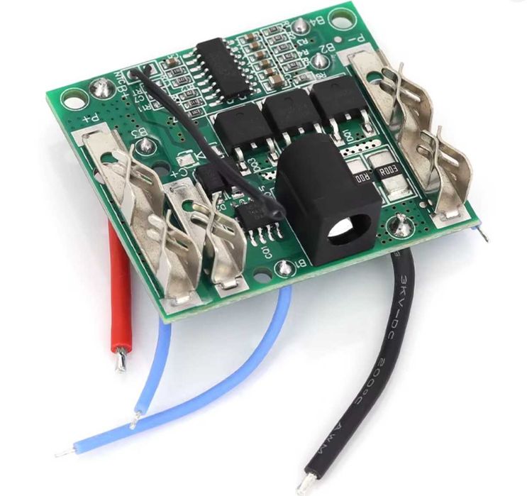 BMS incarcare si protectie pentru baterii 18V (21V incarcare)(ex: 18650), PCB, pentru scule electrice (compatibil Makita)
