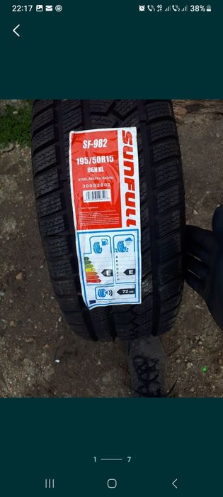 Vand 1 anvelopa 195 50 15 noua de iarna sunful